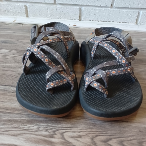 Chaco ZX/2 Womens Sandals Orange Gray sz 6 - Picture 2 of 4